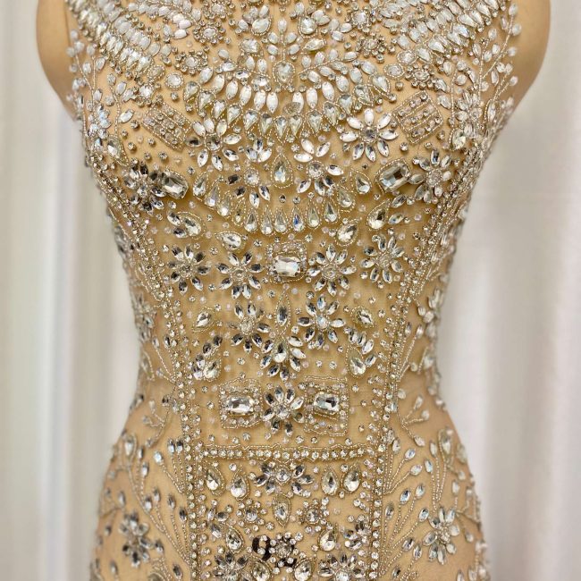 Ciri Crystal Panel Dress Fabric