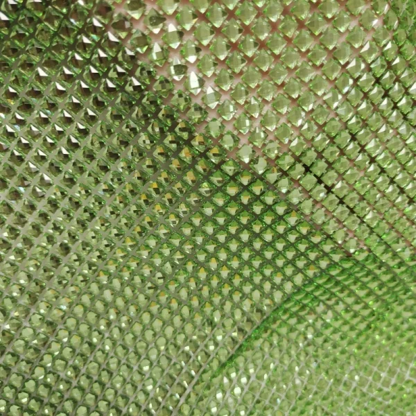 Neon Green Paula Crystal Fabric