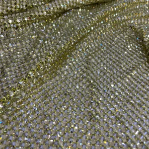 Yellow Zircon Crystal Fabric
